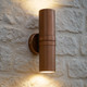 Aged Copper Up/Down Wall Light GU10 35W IP54 Aged Copper Up/Down Wall Light GU10 35W IP54